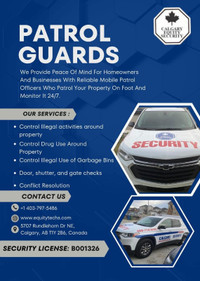 We offer Patrol Guards Services