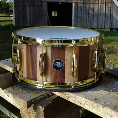 CGB Drums Birdseye Maple/Walnut, Stave shell Snare Drum, View more