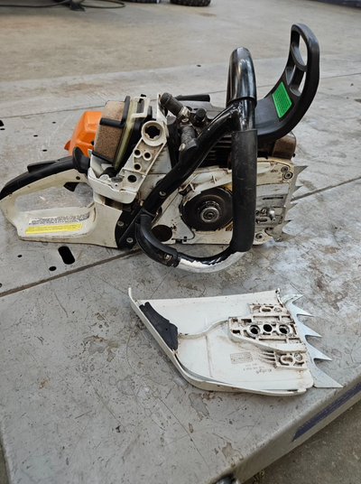 STIHL MS 362 CHAINSAW RUNS GREAT POWER HEAD ONLY