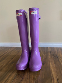 Hunter tall rain boots 