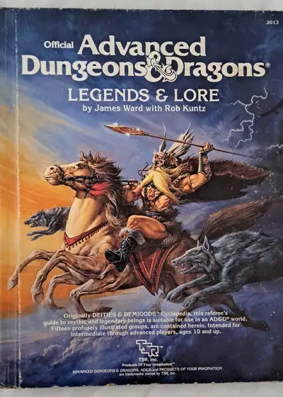 Advanced Dungeons & Dragons – Legends & Lore (TSR 1985), View more