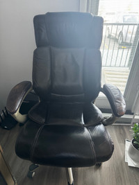 Executive Brown Leather Office Chair
