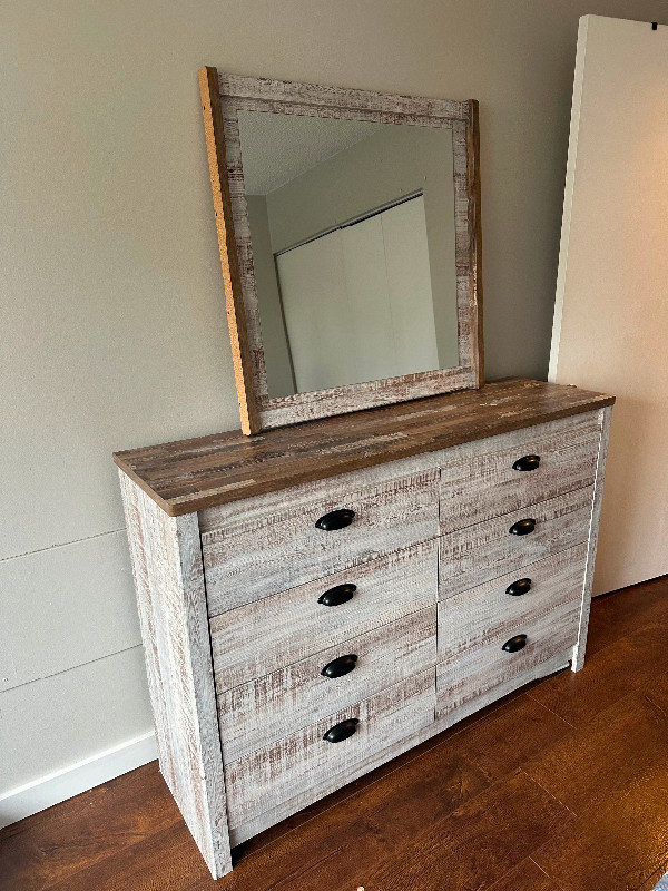 New 8-Drawer Dresser + Mirror Set in Dressers & Wardrobes in North Shore