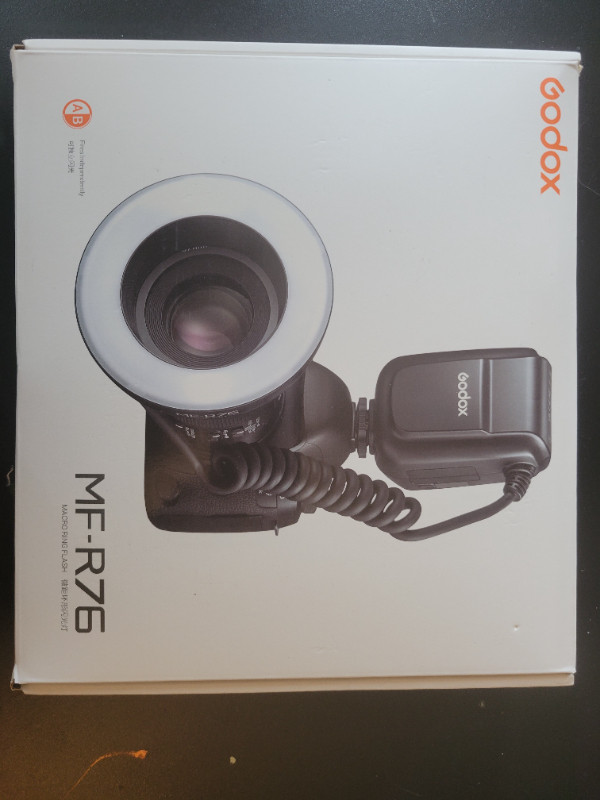 Godox mf-r76 macro ring flash in Cameras & Camcorders in Peterborough
