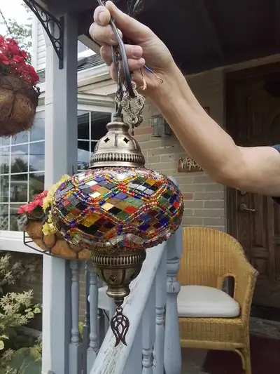 Turkish Mosaic lamp, View more