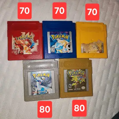Gameboy Pokemon Games, View more