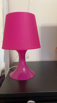 ikea pink lamp