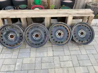 REDUCED::   5 x 110 mm STEEL WHEELS FOR HHR