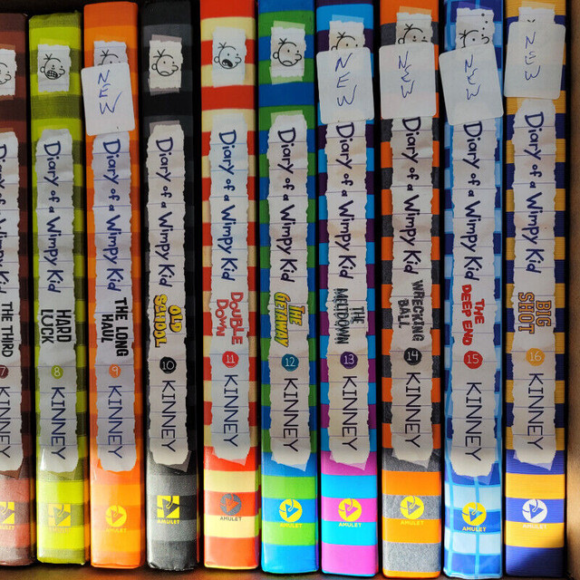 Complete Set - Diary of a Wimpy Kid Hardcover 1-16 + 2 Extra in Children & Young Adult in City of Toronto - Image 3