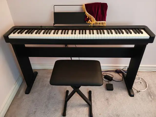 Casio CDP-S110, 88-key Digital Piano complete with Stand & Bench in Pianos & Keyboards in City of Toronto - Image 2