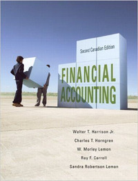 Book For sale: Financial Accounting, Second Canadian Edition 2ed