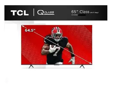 TCL 65" QLED TV Q650G-CA 4K Smart Google Tv NO TAX WINTER SALE!, View more