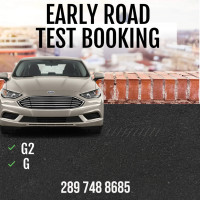 ROAD TEST EMERGENCY G2.G EARLY BOOKING, DRIVE CLASSES