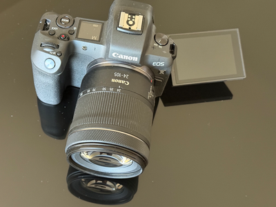 Canon EOS R mirrorless + RF 24-105mm F4-7.1 IS STM, like new, View more
