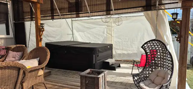 Abris hauteur libre 8' (Tempo) monopente. Comme neuf, 20'x12' in Outdoor Tools & Storage in Laval / North Shore - Image 5