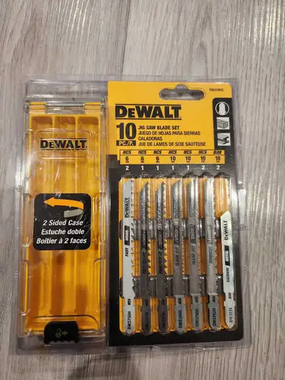 New Dewalt 10pc Jig Saw Blade Set , View more
