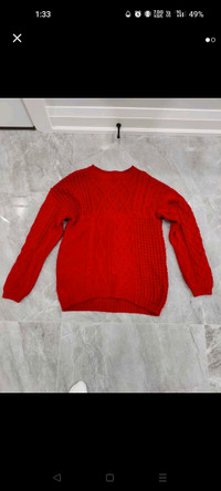 Red Sweater from Suzy Shier