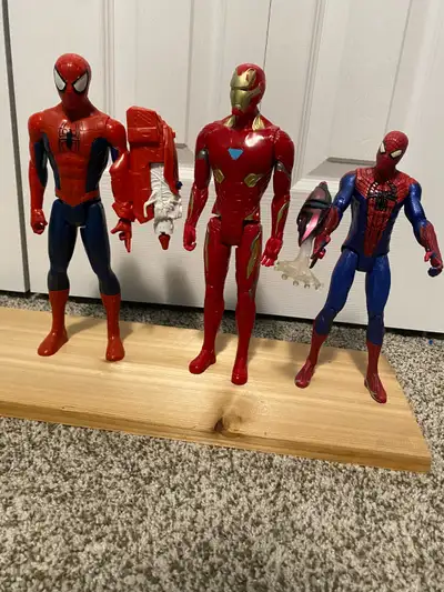 Spider Man and Iron Man Action Figures with Sound, View more