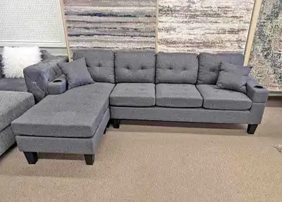 Reversible Sectional Brand New Sofa with Free Delivery.COD , View more