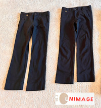 Pantalons d'école unisexe noir taille 14J et 4 UNIMAGE (3 pcs.)