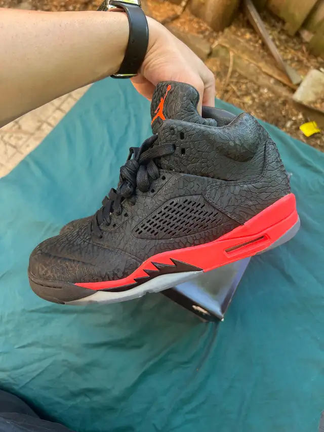 Air Jordan 5 3 Lab Black Infrared Size 9.5 in Men's Shoes in City of Toronto - Image 9