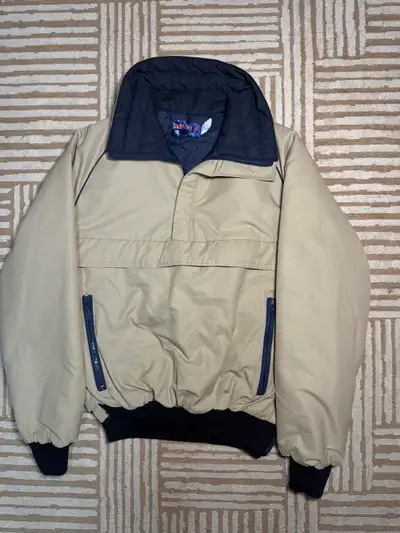 Vintage Rice Action II Mens Anorak Ski Jacket Tan Size Medium, View more