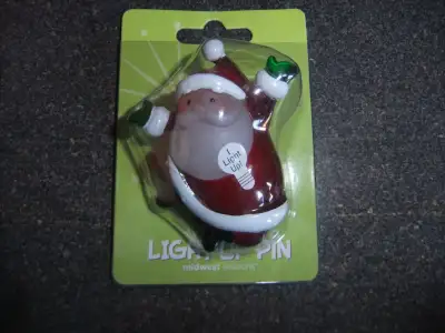 Santa Claus light up pin for sale!, View more