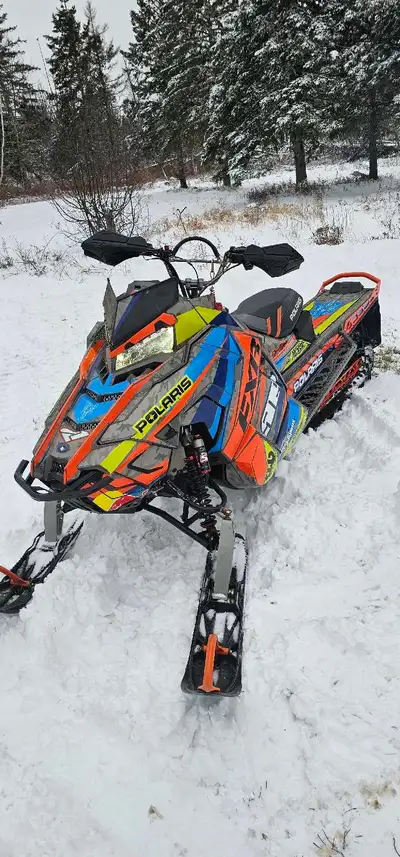 2017 Polaris 800 PRO-RMK 163 GGB trail exhaust Elka stage 5 suspension $3000 New top end, cylinder a...