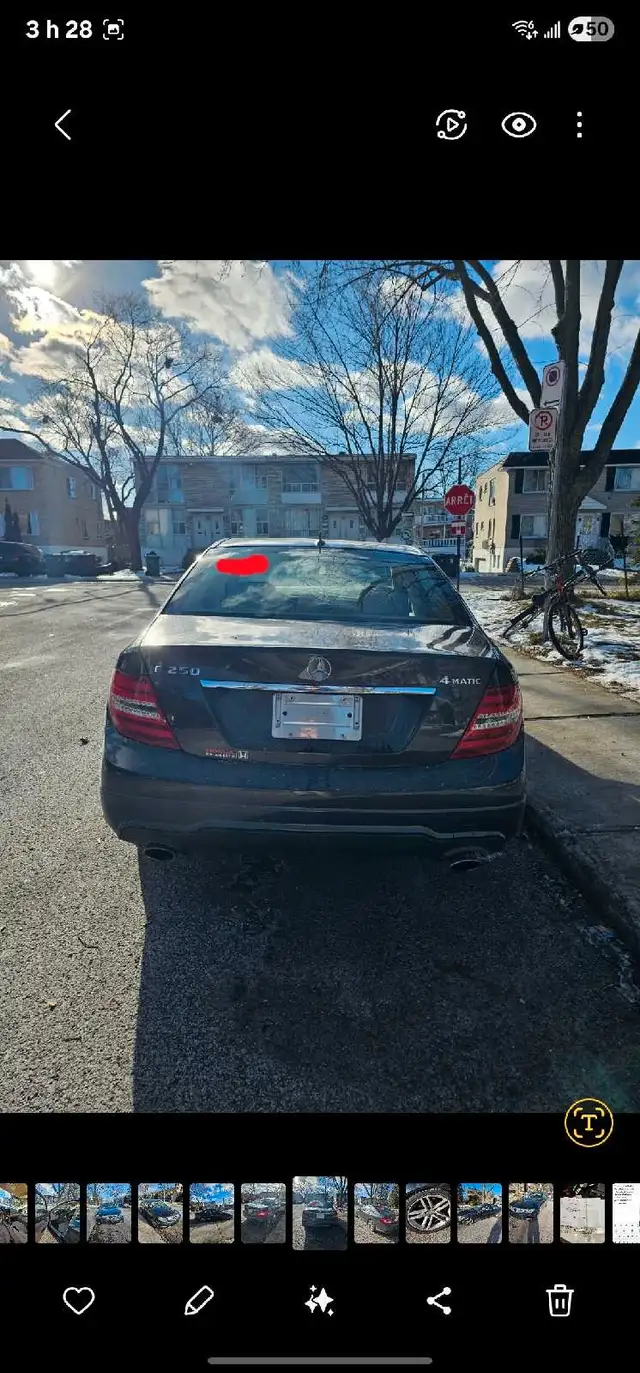 Mercedes-Benz c250 2012 4matic  in Cars & Trucks in City of Montréal - Image 5