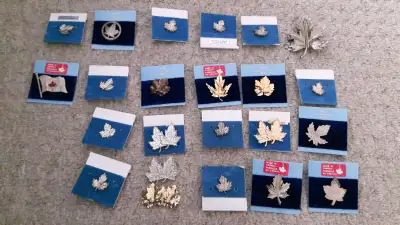 Canadian Leaf Souvenir Pins, View more