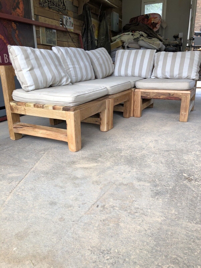 Solid wood sectionals, couches and chairs for outdoor Couches & Futons City of Toronto Kijiji