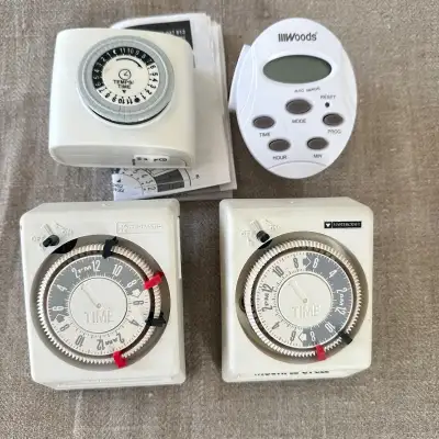 Indoor plug-in timers - $10 each , View more