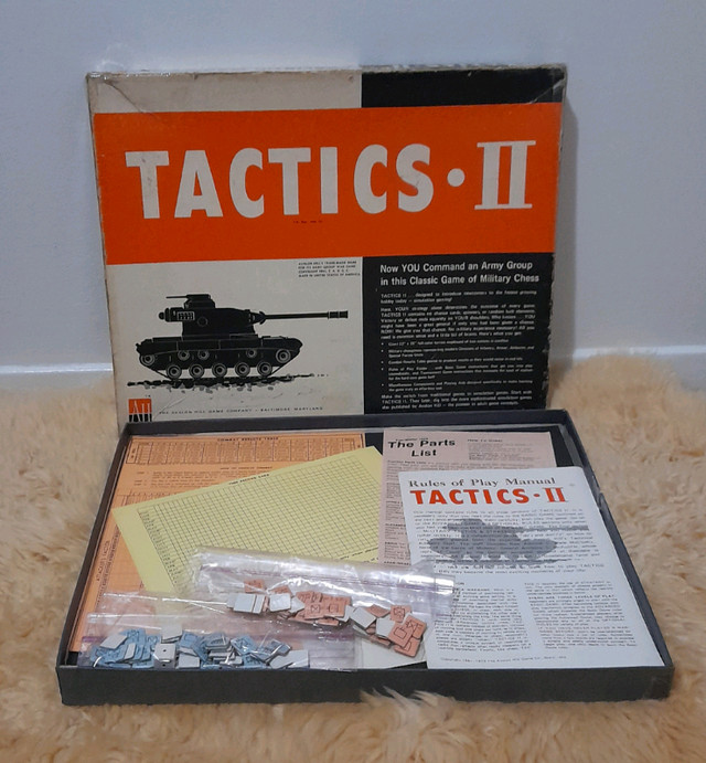 TACTICS II Avalon Hill 1961War Strategy Board Game in Toys & Games in City of Toronto - Image 4