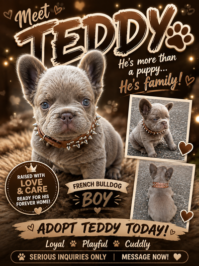 Isabella  full fluffy French bulldog, View more