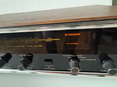 Vintage Pioneer FX-330 AM/FM Stereo Receiver, View more