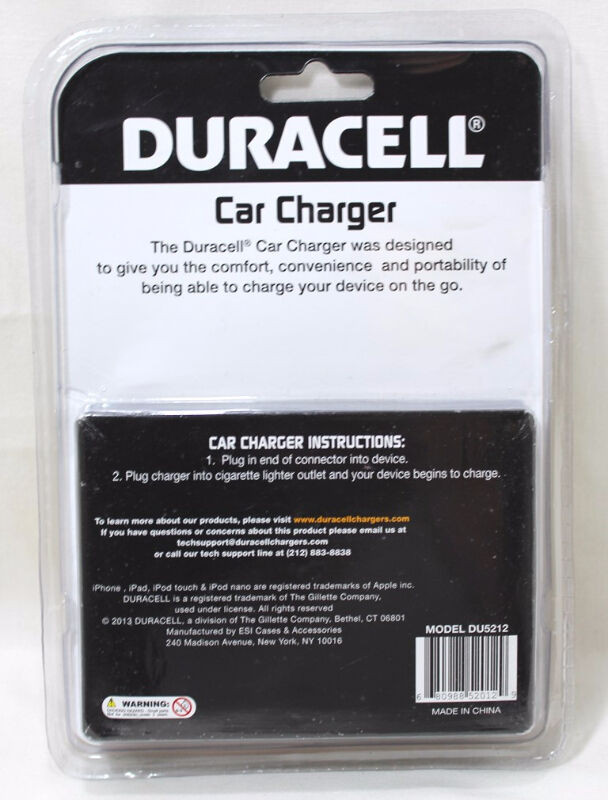 Duracell Car Charger Model DU5212 New in Cell Phone Accessories in Dartmouth - Image 2