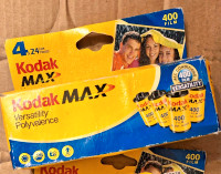 Kodak MAX  24 exp. 400 ISO 35mm film.