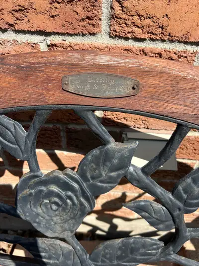 Berkeley Forge and Foundry bench, View more