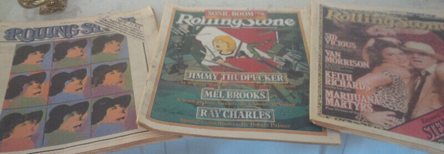 6 Rolling Stone Magazines, UK Version, 1970's, Get 6 for  $25. in Arts & Collectibles in Stratford - Image 2