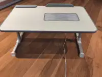 Small couch/bed table with fan