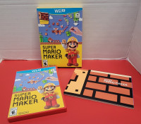 Nintendo Wii U Super Mario Maker Video Game - Complete