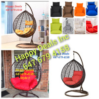 New Egg Swing Chair LARGE SIZE, stand, thick Cushion 