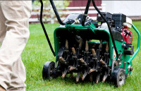Lawn Aeration and Rolling - 519 Yardworks