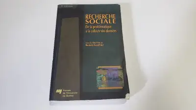 Recherche sociale de la problématique à la collecte des données, View more