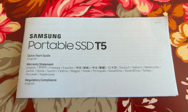 samsung T5 usb-c external ssd ssd externe 1 TB dans Sony Playstation 5  à Ouest de l’Île - Image 4