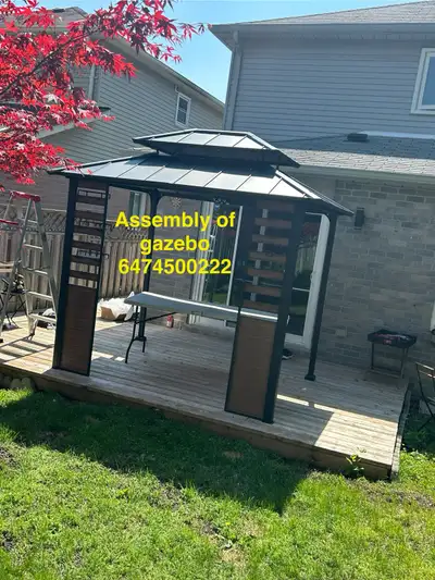 assembly of gazebo, View more