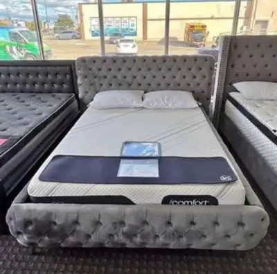 4503190273 BEDS FRAME & MATTRESS TWIN , DOUBLE , QUEEN & KING Factory Packed Brand New Mattresses, B...