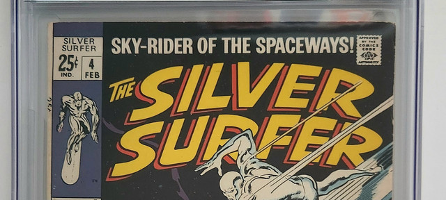 Silver Surfer 4 cgc 6.0 Marvel Classic Cover dans Art et objets de collection  à Laval/Rive Nord - Image 4