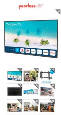 Neptune 65 inch 4K smart Outdoor TV New