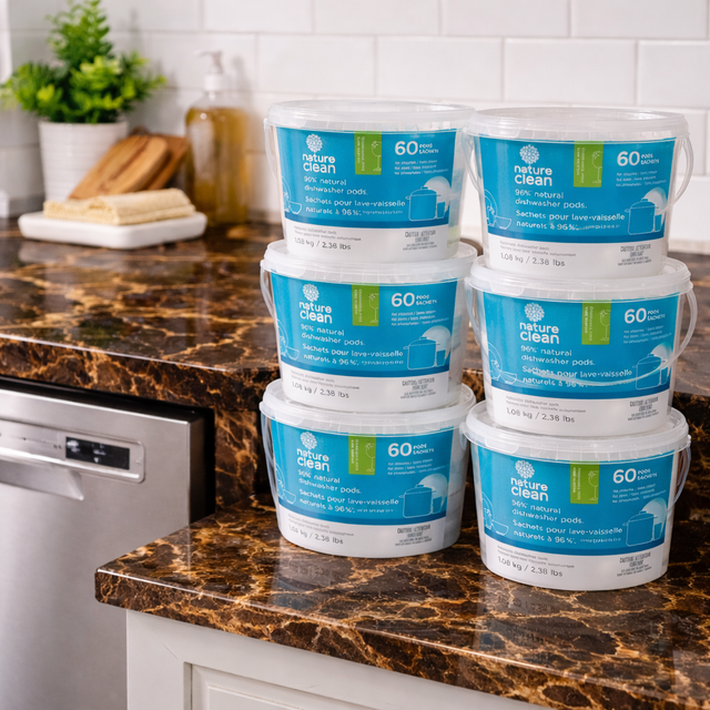 Retail Price $22-Nature Clean Automatic Dishwashing Pacs 60ct
